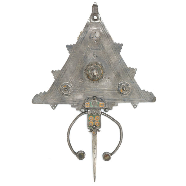 Antique fibula, SIlver, Tuareg, 19 x 23 cm